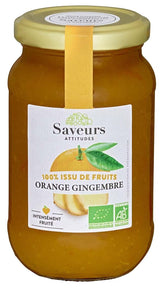 Orgaaninen appelsiini-inkivÀÀrimousse 310 g - SAVEURS ET FRUITS